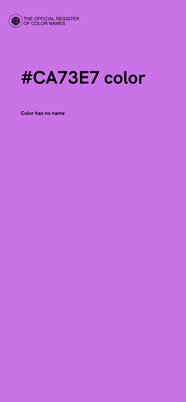 #CA73E7 color image
