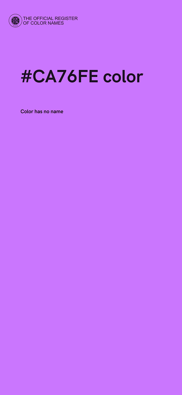 #CA76FE color image