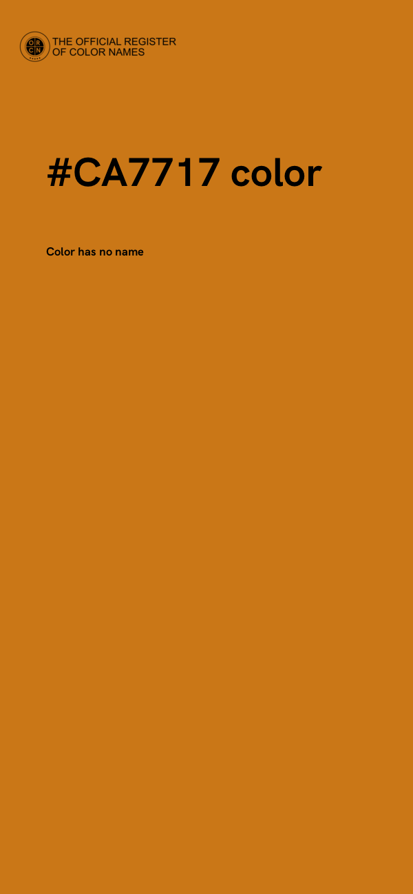 #CA7717 color image