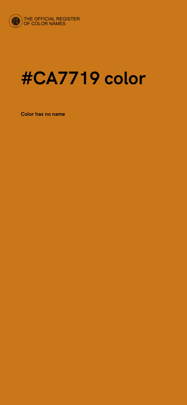 #CA7719 color image
