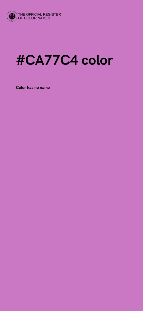 #CA77C4 color image