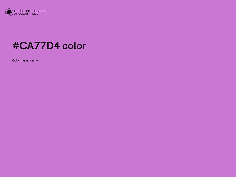 #CA77D4 color image