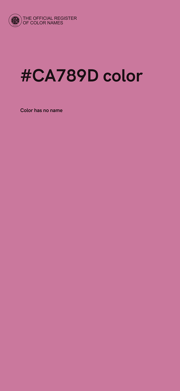 #CA789D color image