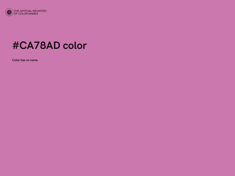 #CA78AD color image