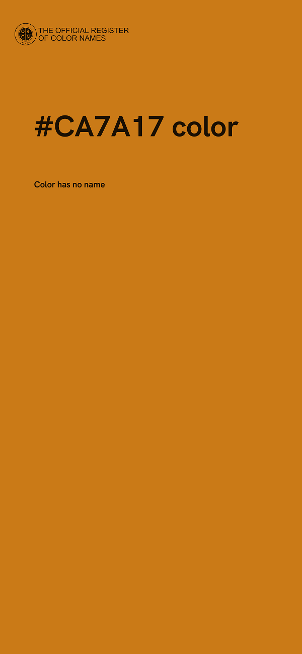 #CA7A17 color image