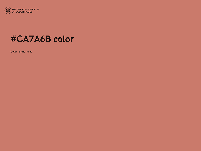 #CA7A6B color image