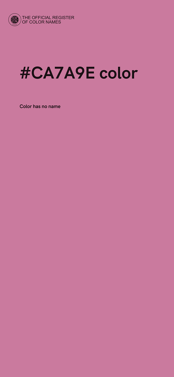 #CA7A9E color image