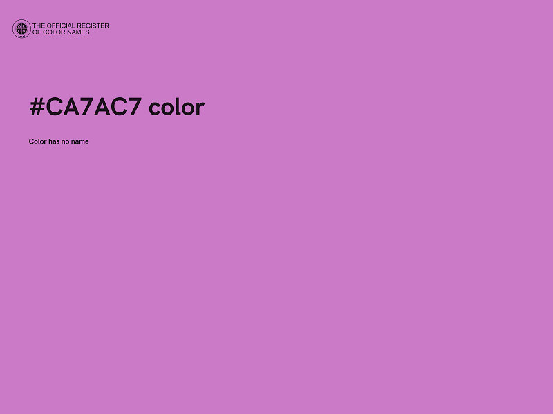 #CA7AC7 color image