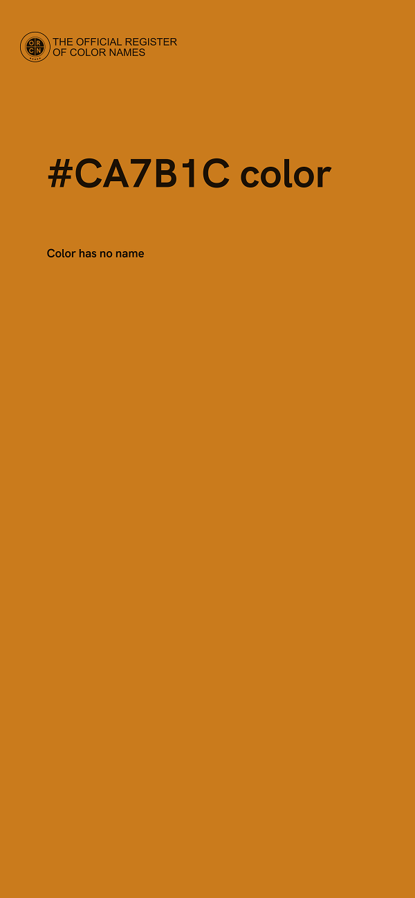 #CA7B1C color image