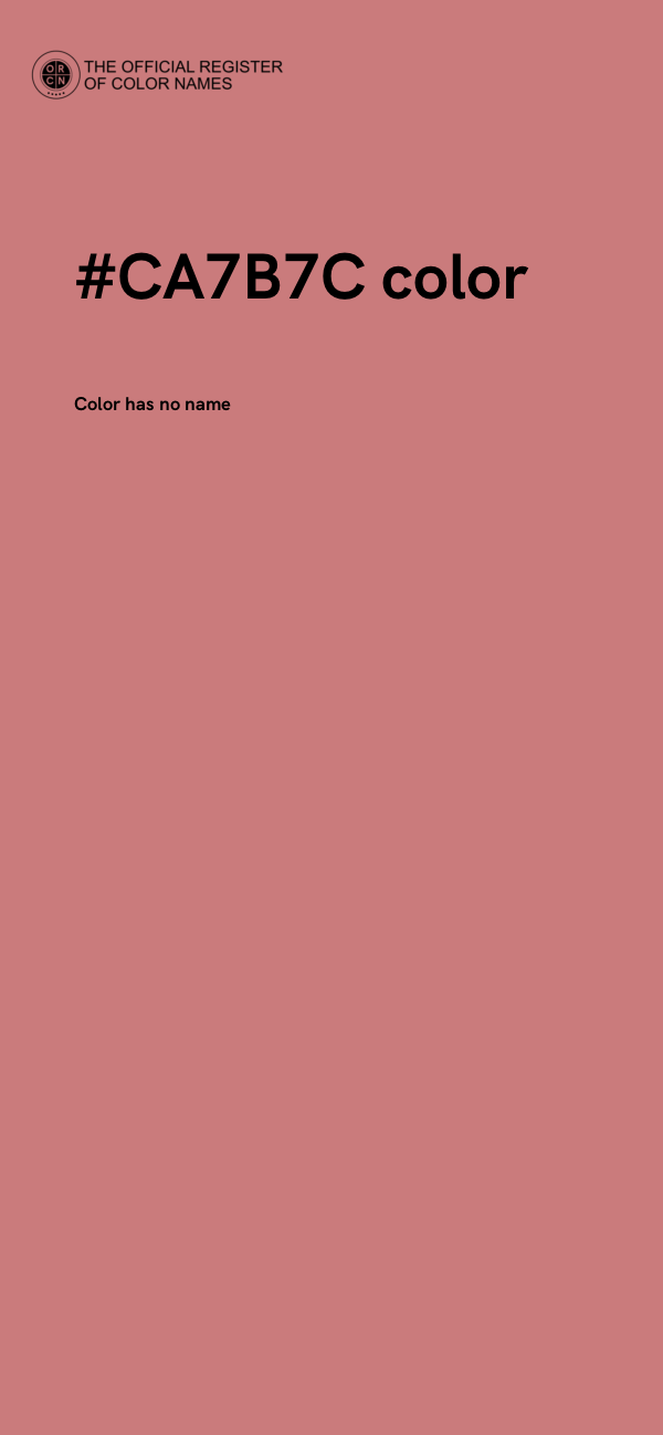 #CA7B7C color image