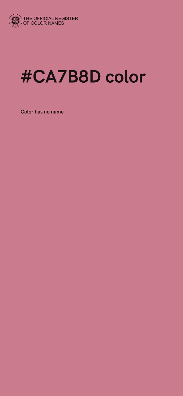 #CA7B8D color image