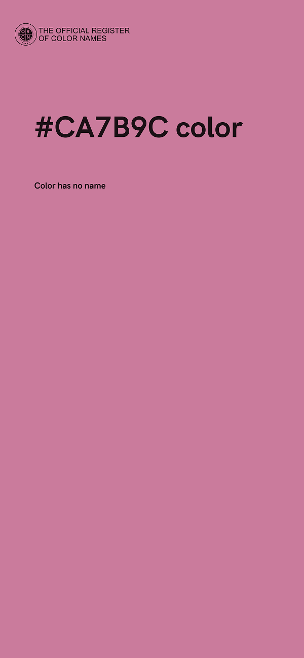 #CA7B9C color image