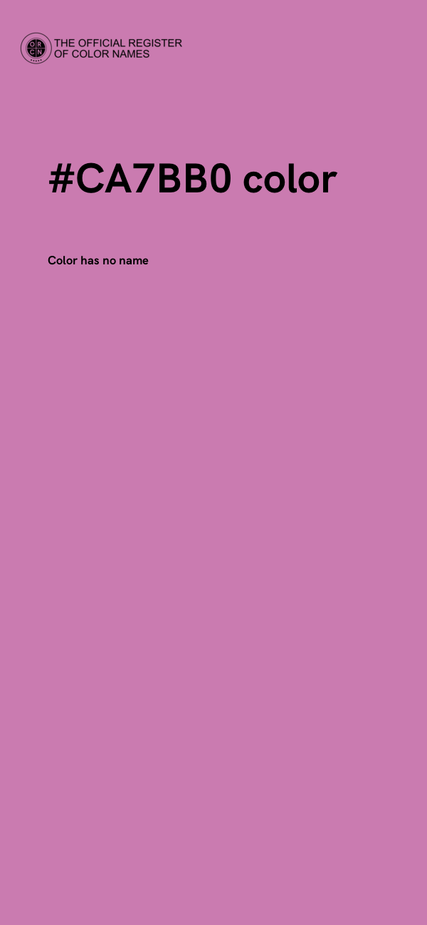#CA7BB0 color image