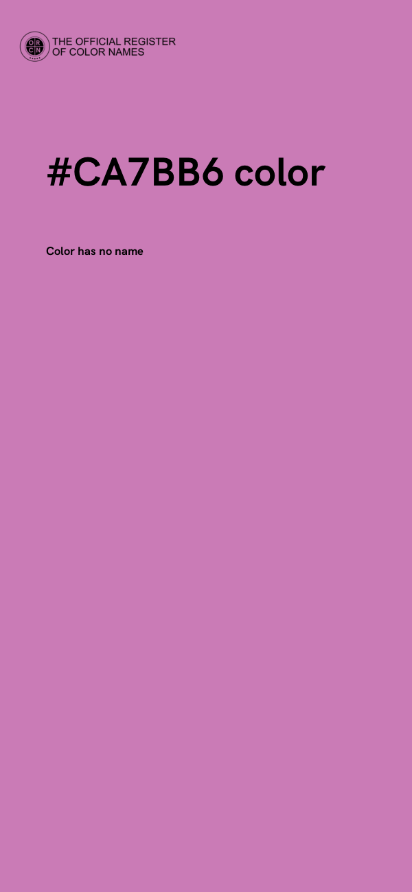 #CA7BB6 color image