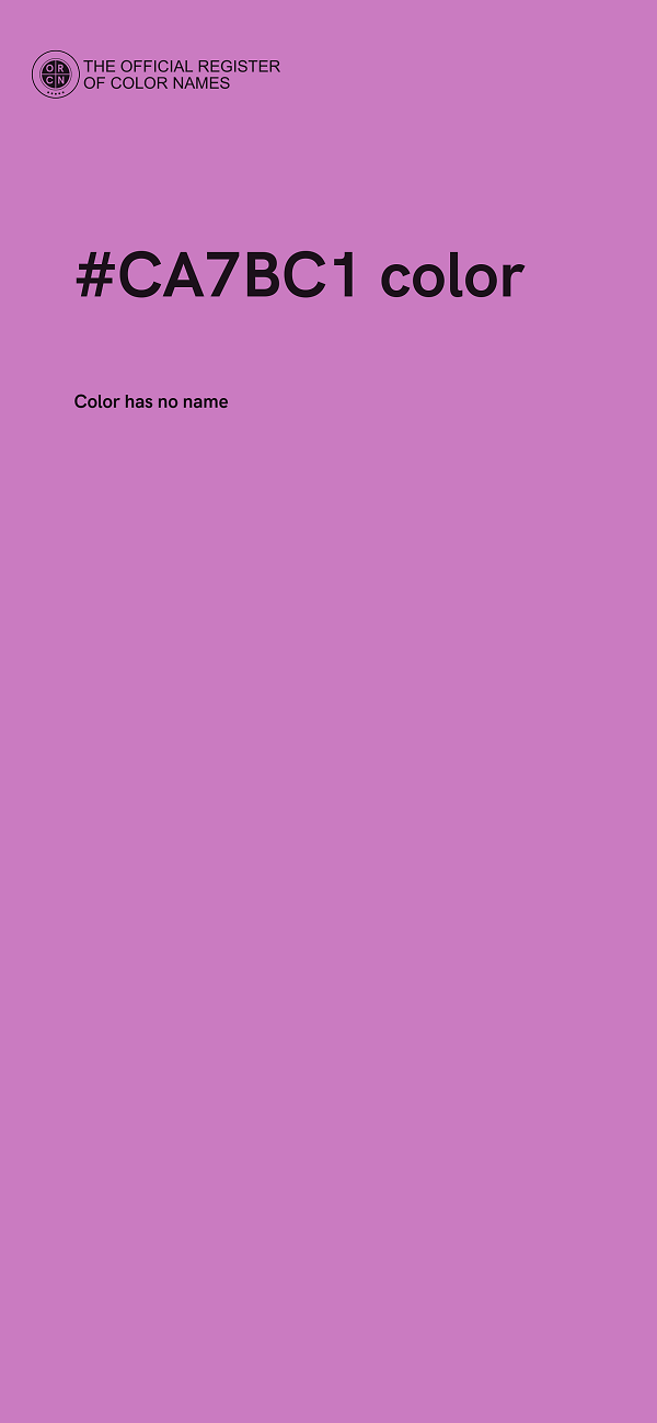 #CA7BC1 color image