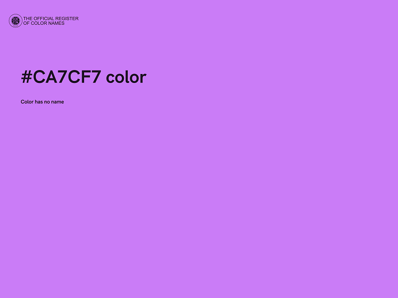 #CA7CF7 color image