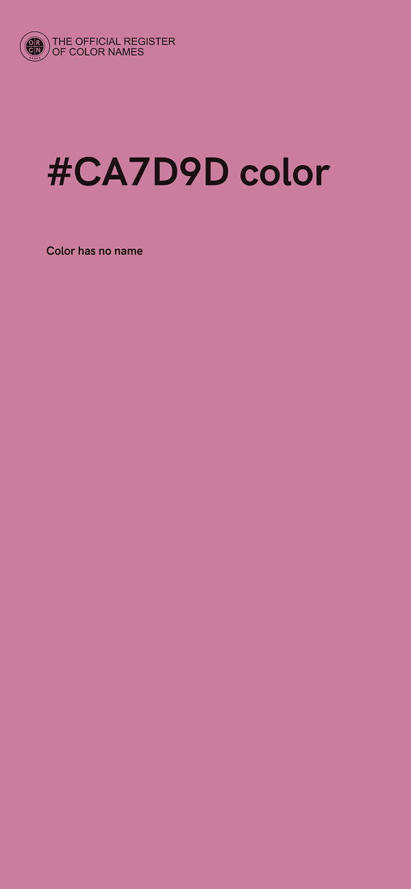 #CA7D9D color image