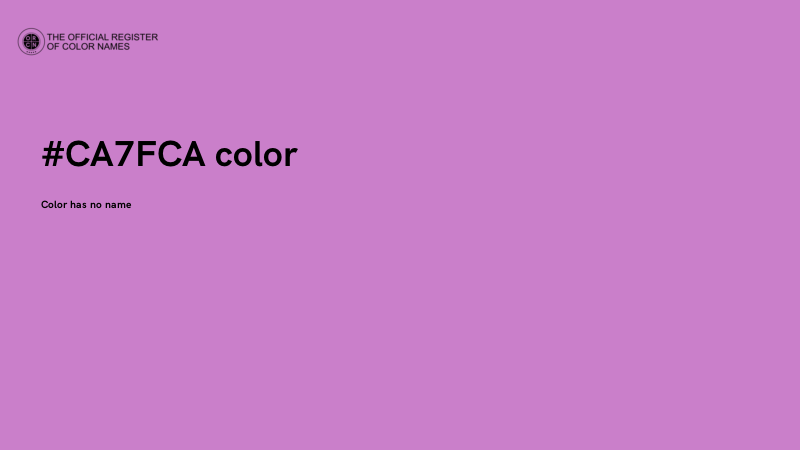 #CA7FCA color image