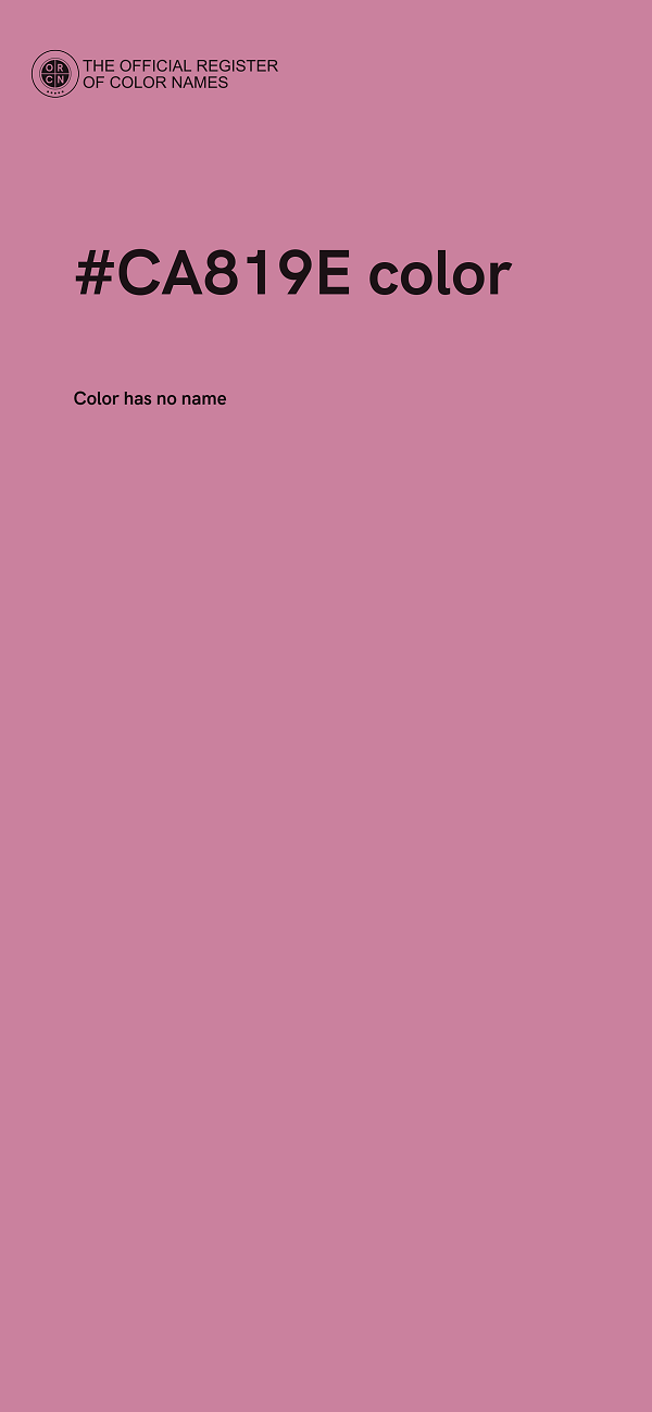 #CA819E color image