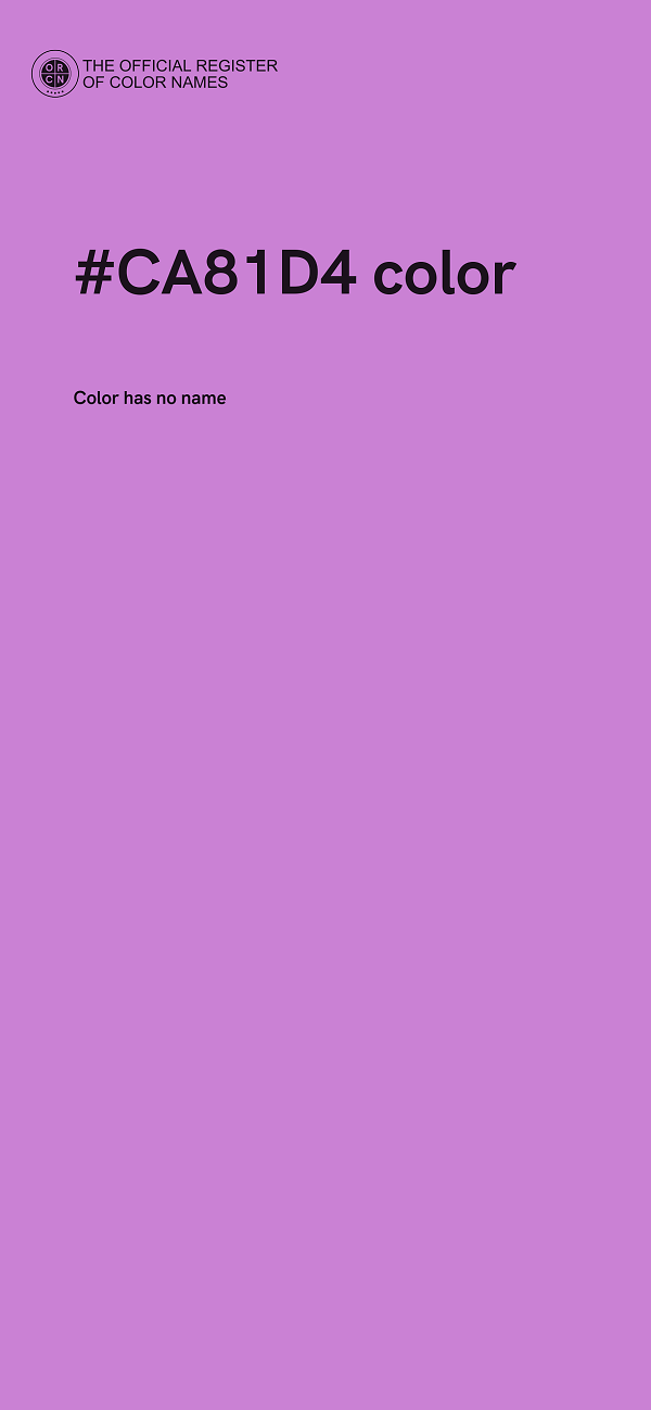 #CA81D4 color image