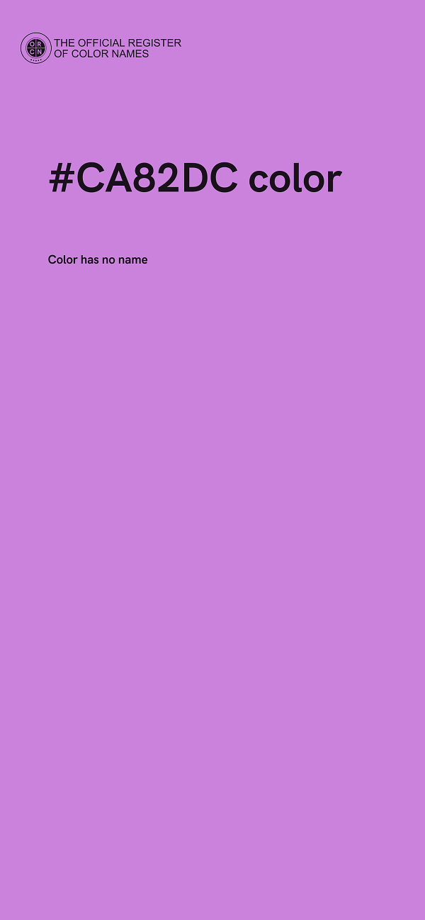 #CA82DC color image