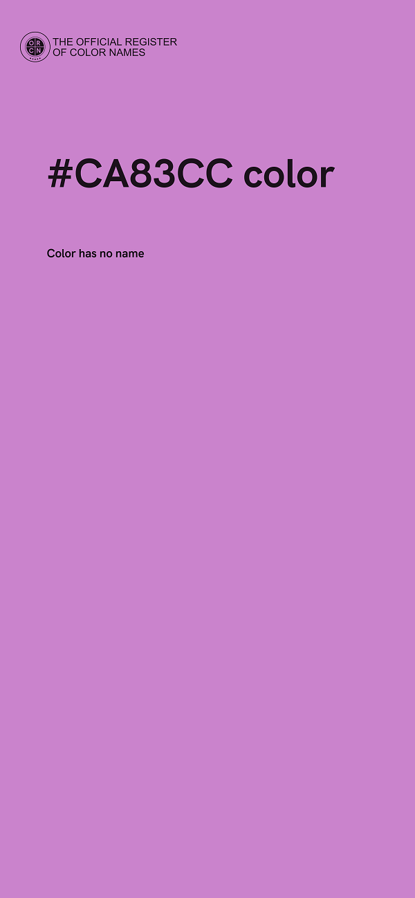 #CA83CC color image