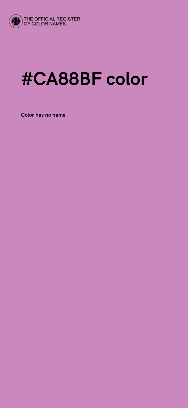 #CA88BF color image