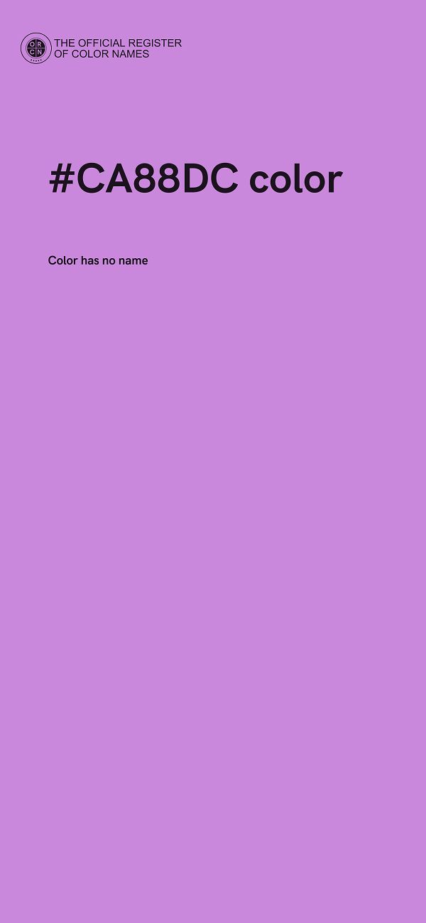 #CA88DC color image