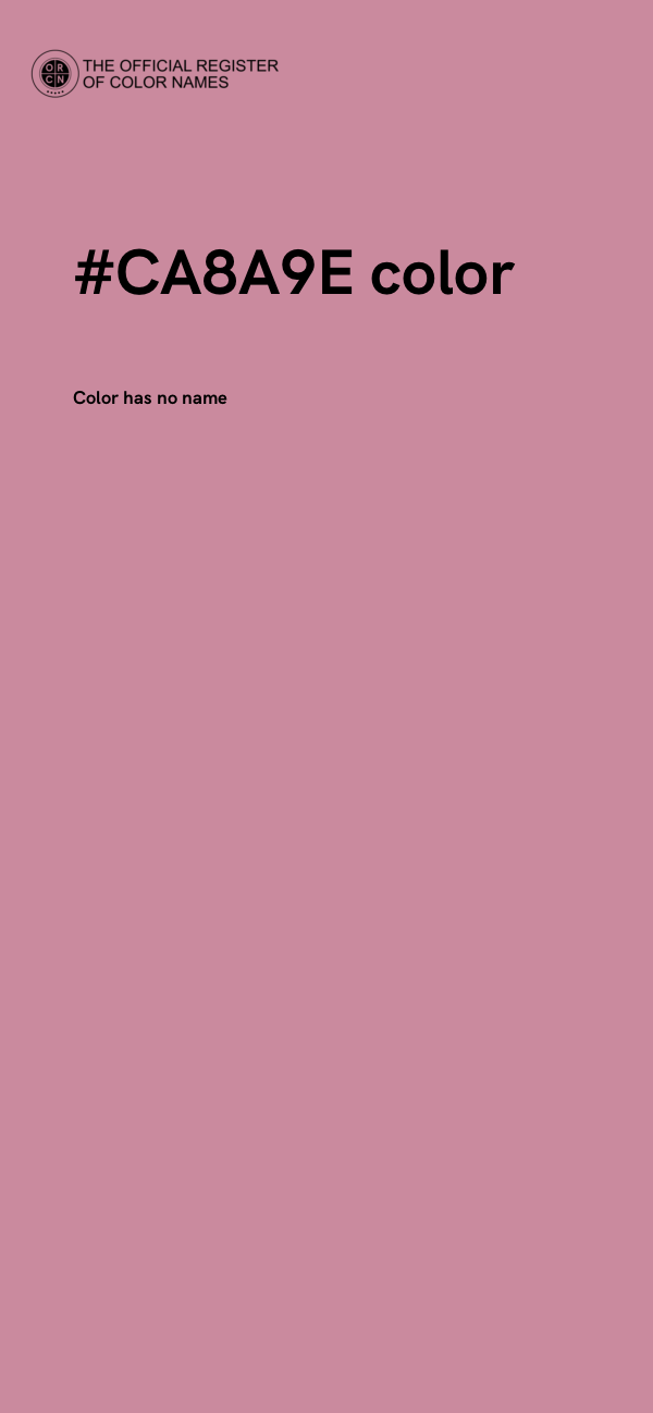 #CA8A9E color image