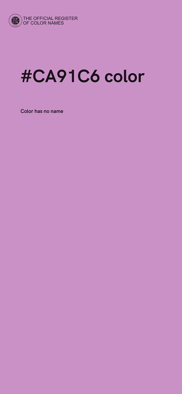 #CA91C6 color image