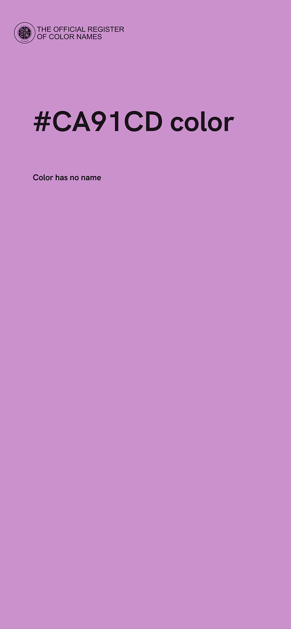 #CA91CD color image