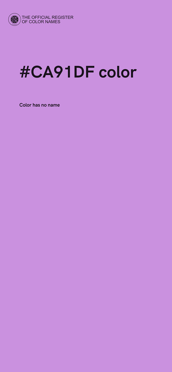 #CA91DF color image