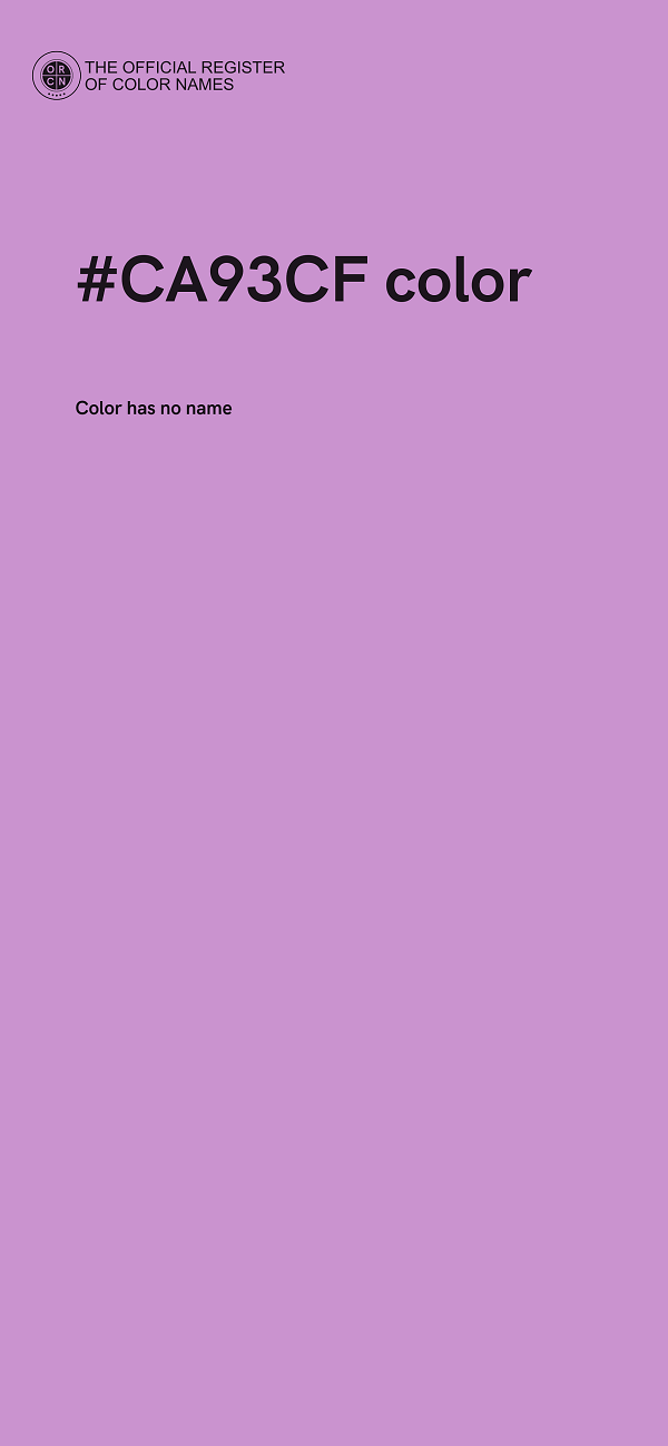 #CA93CF color image
