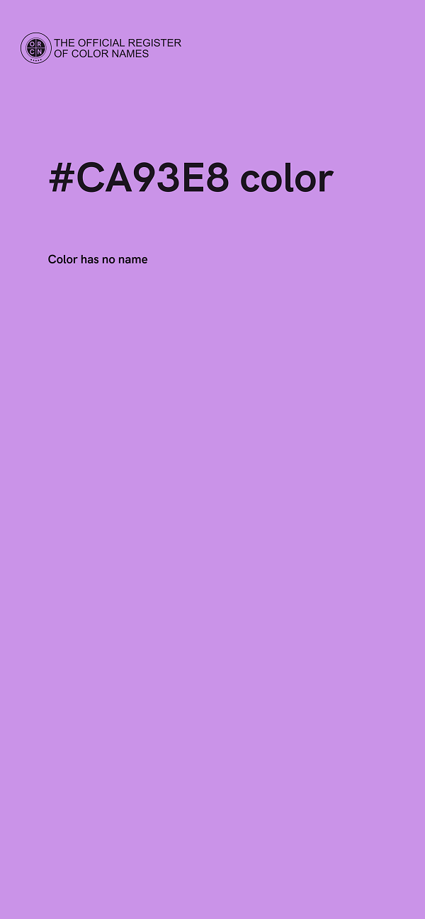#CA93E8 color image