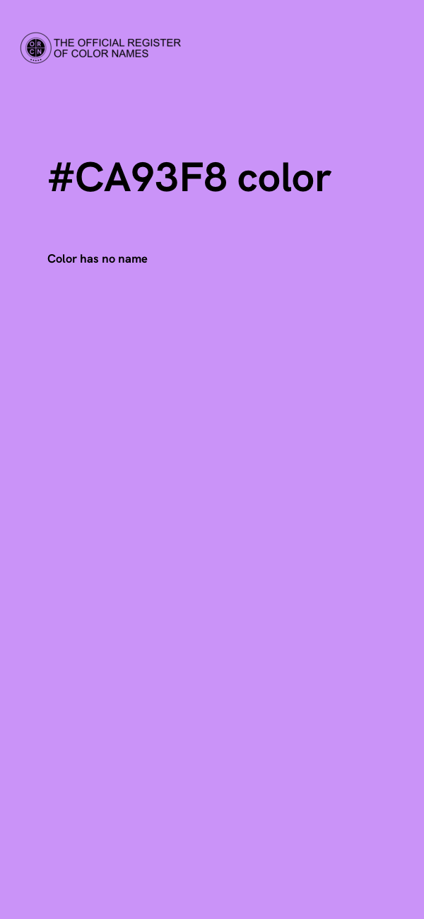 #CA93F8 color image