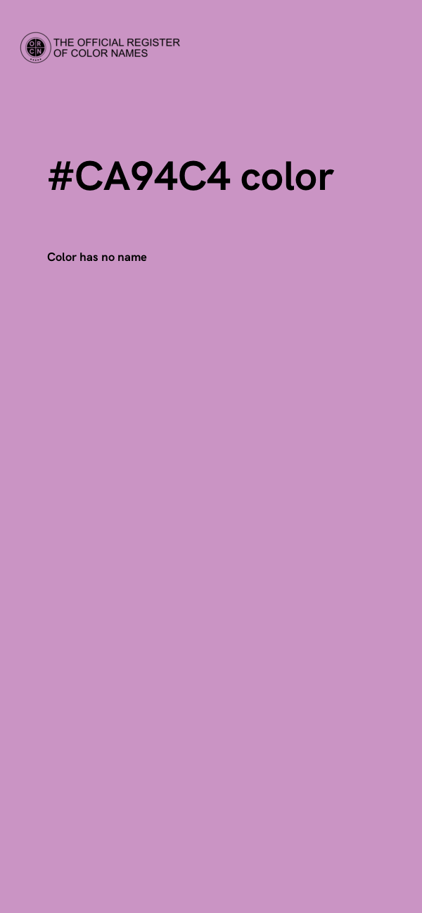 #CA94C4 color image