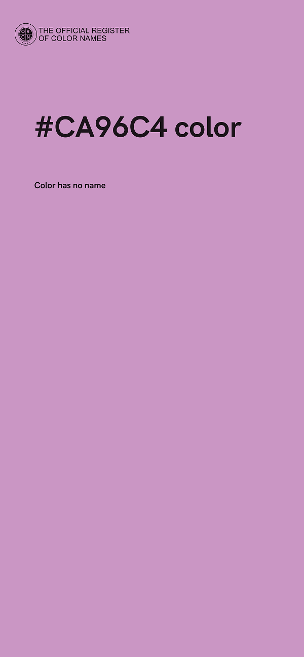 #CA96C4 color image