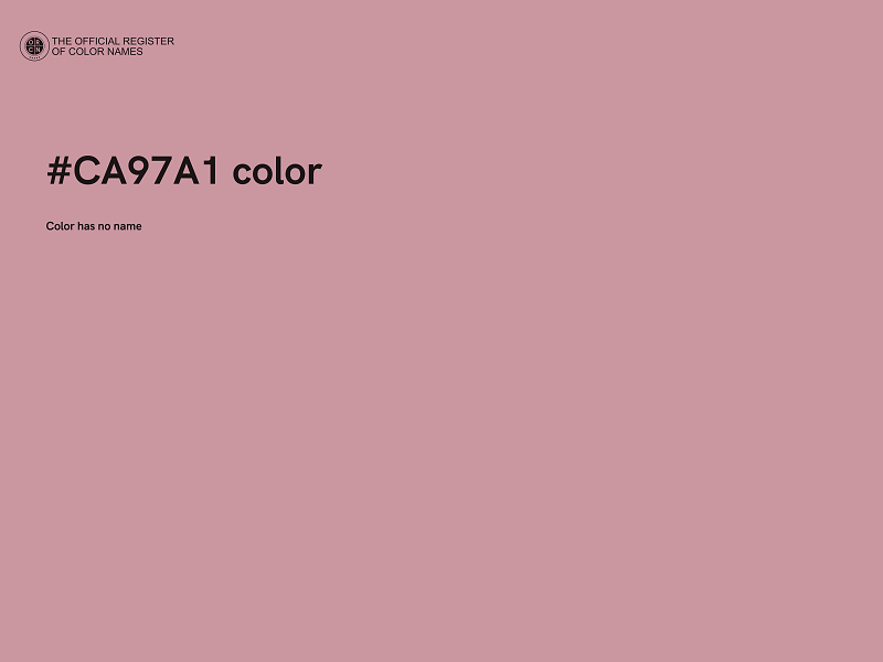 #CA97A1 color image