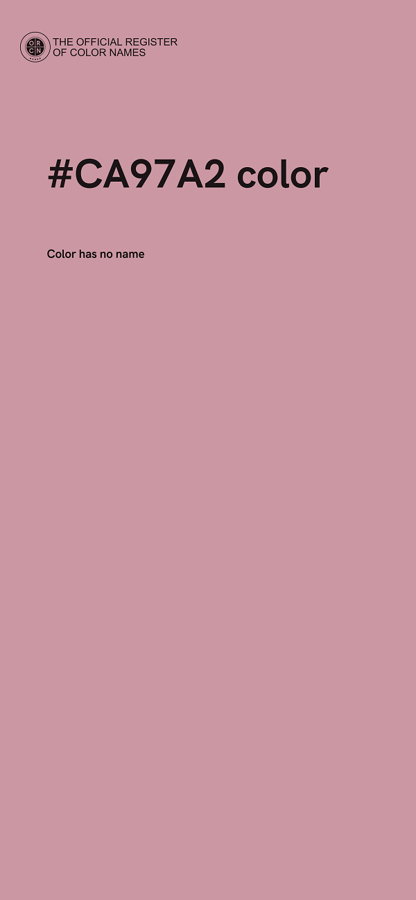 #CA97A2 color image