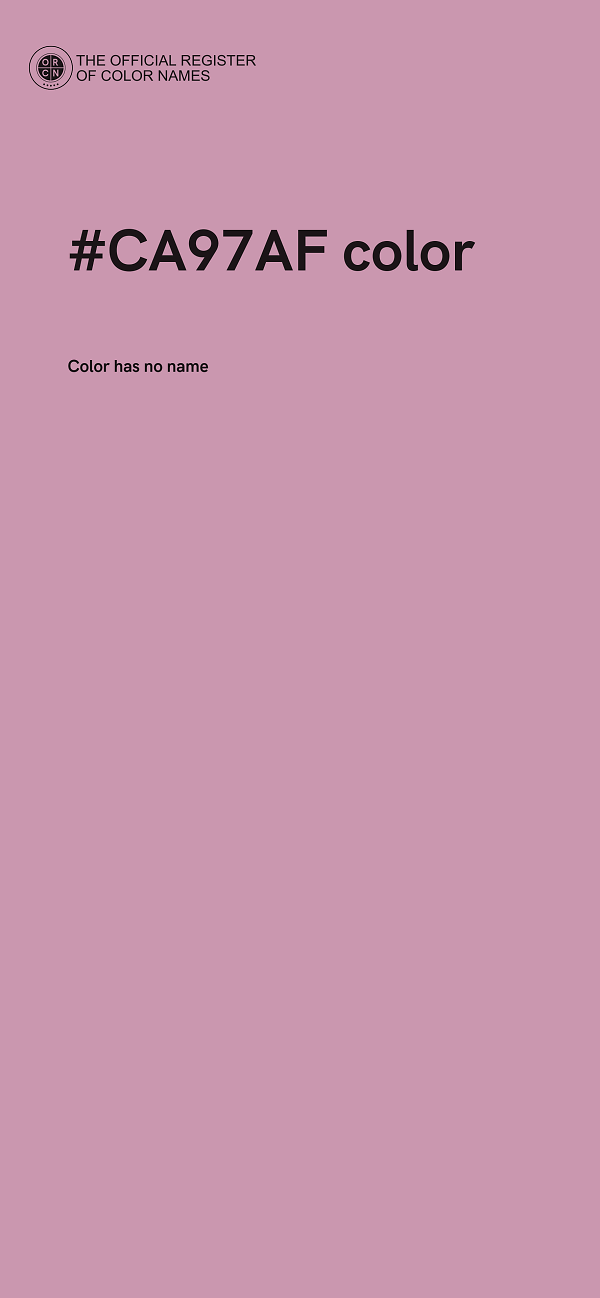 #CA97AF color image
