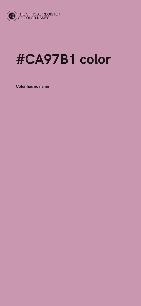 #CA97B1 color image