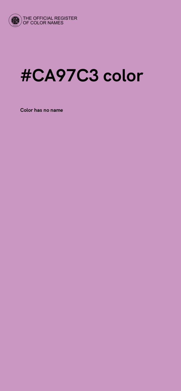 #CA97C3 color image