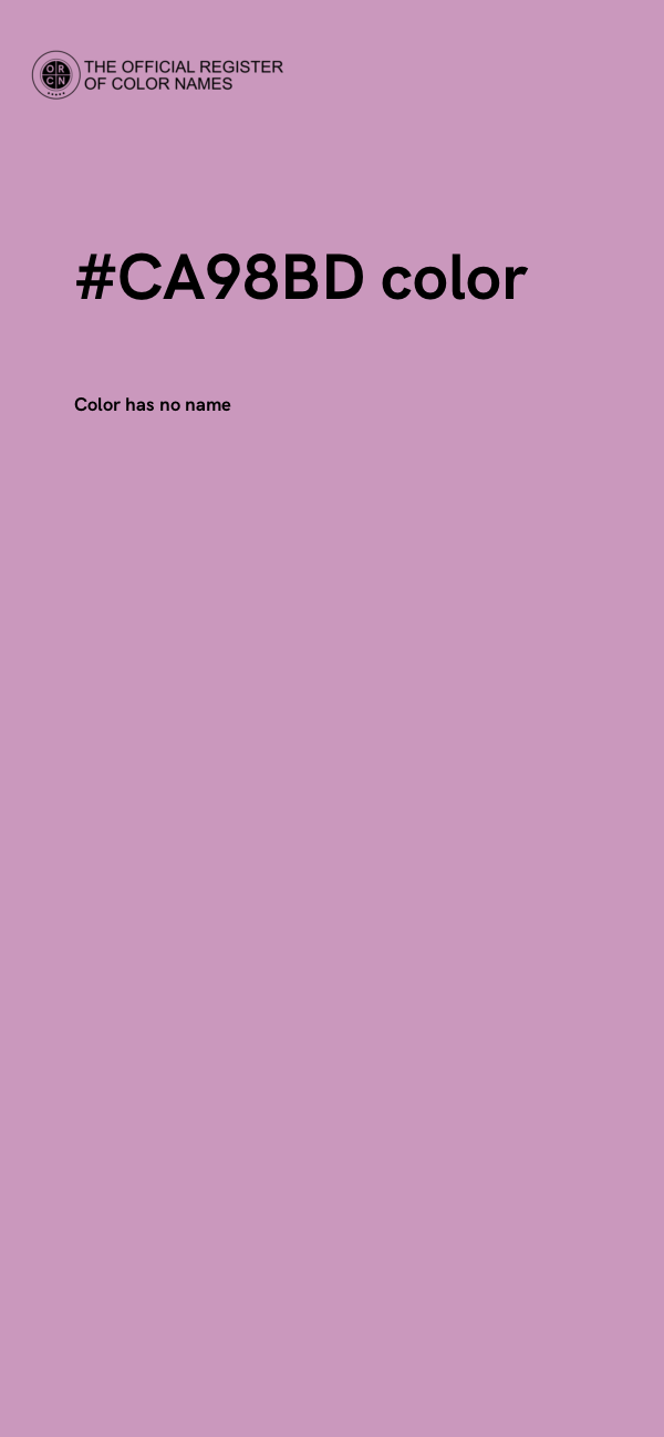 #CA98BD color image