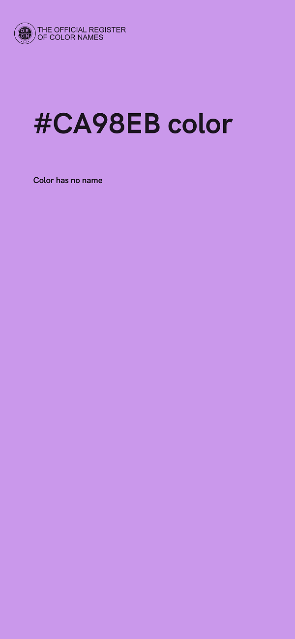 #CA98EB color image