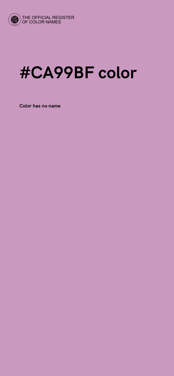 #CA99BF color image