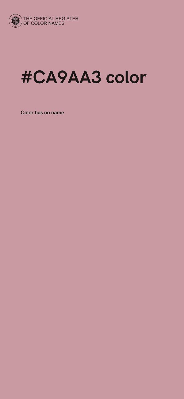 #CA9AA3 color image