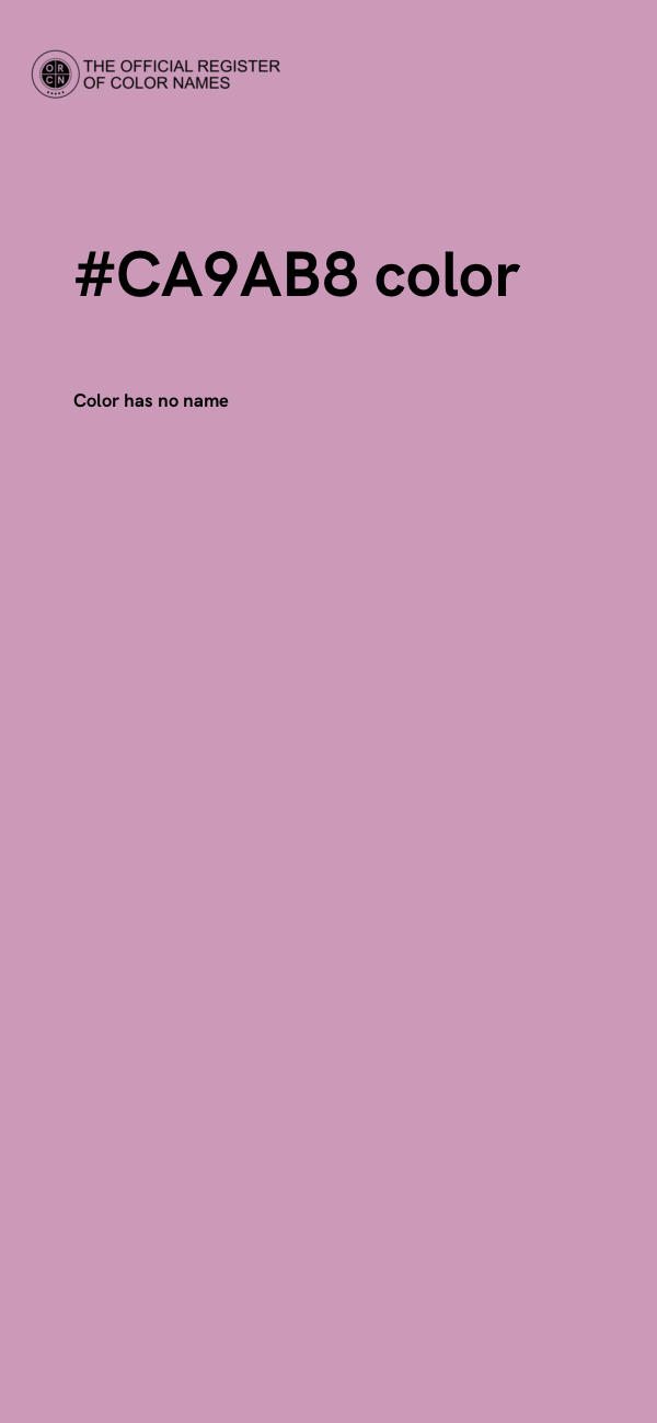 #CA9AB8 color image