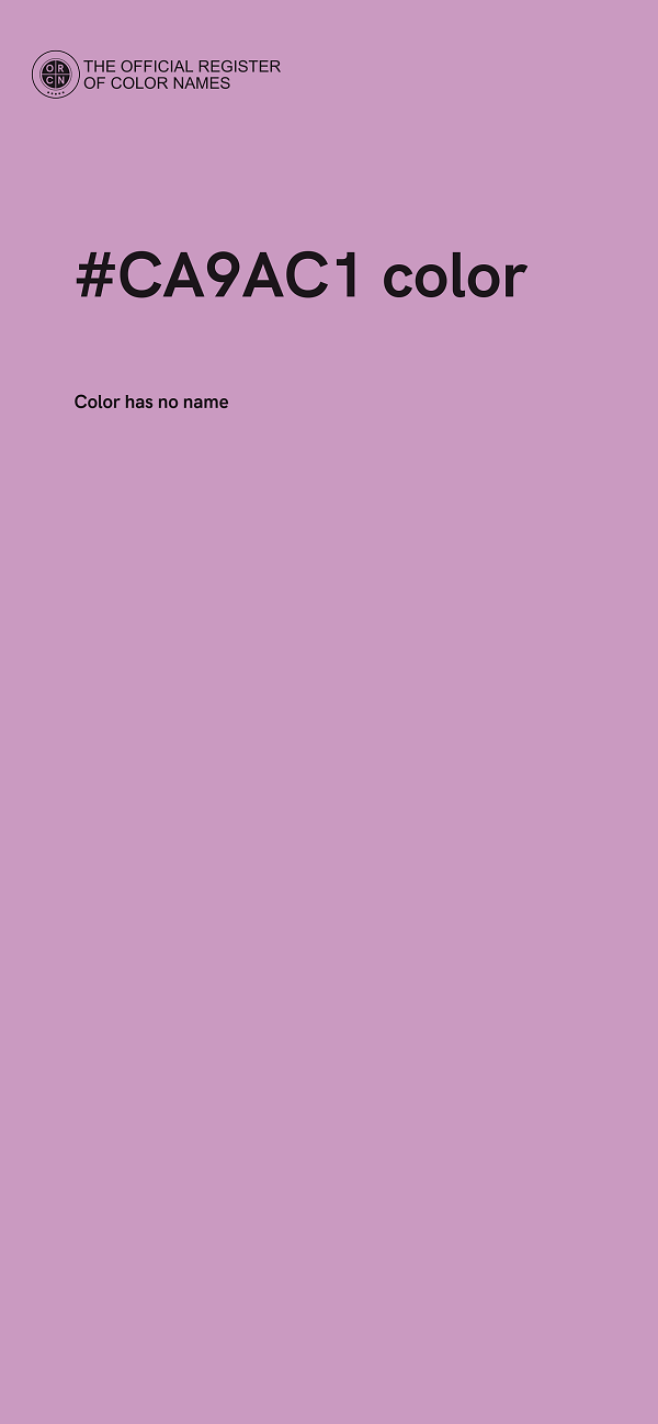 #CA9AC1 color image