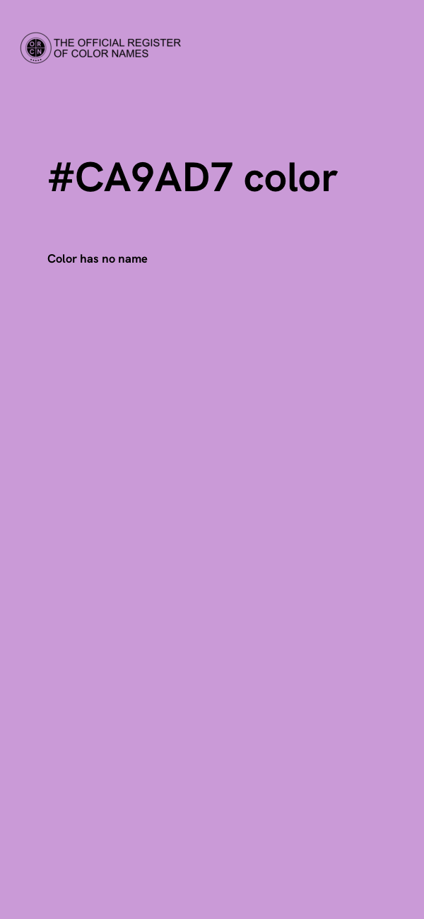 #CA9AD7 color image