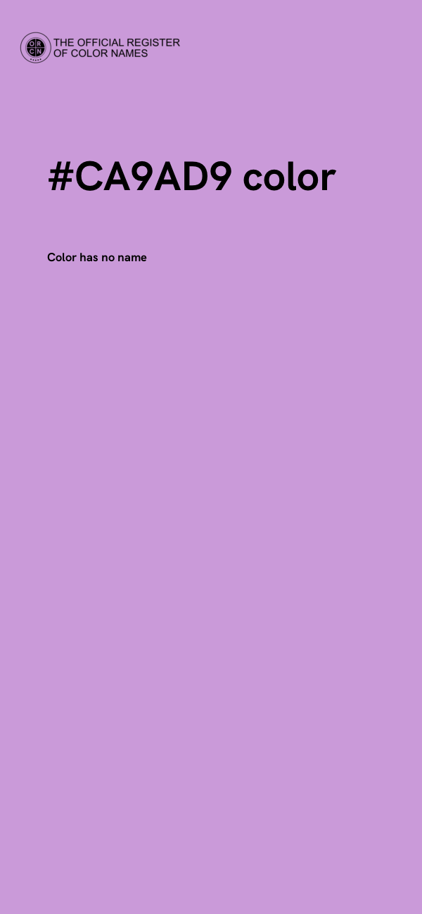 #CA9AD9 color image